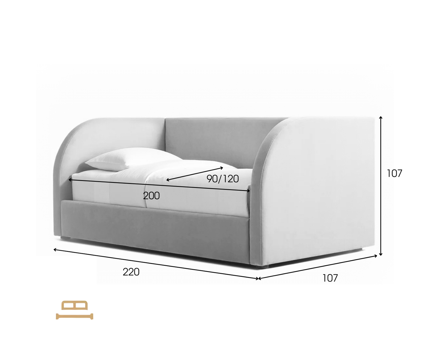 Sudo compact soft bed