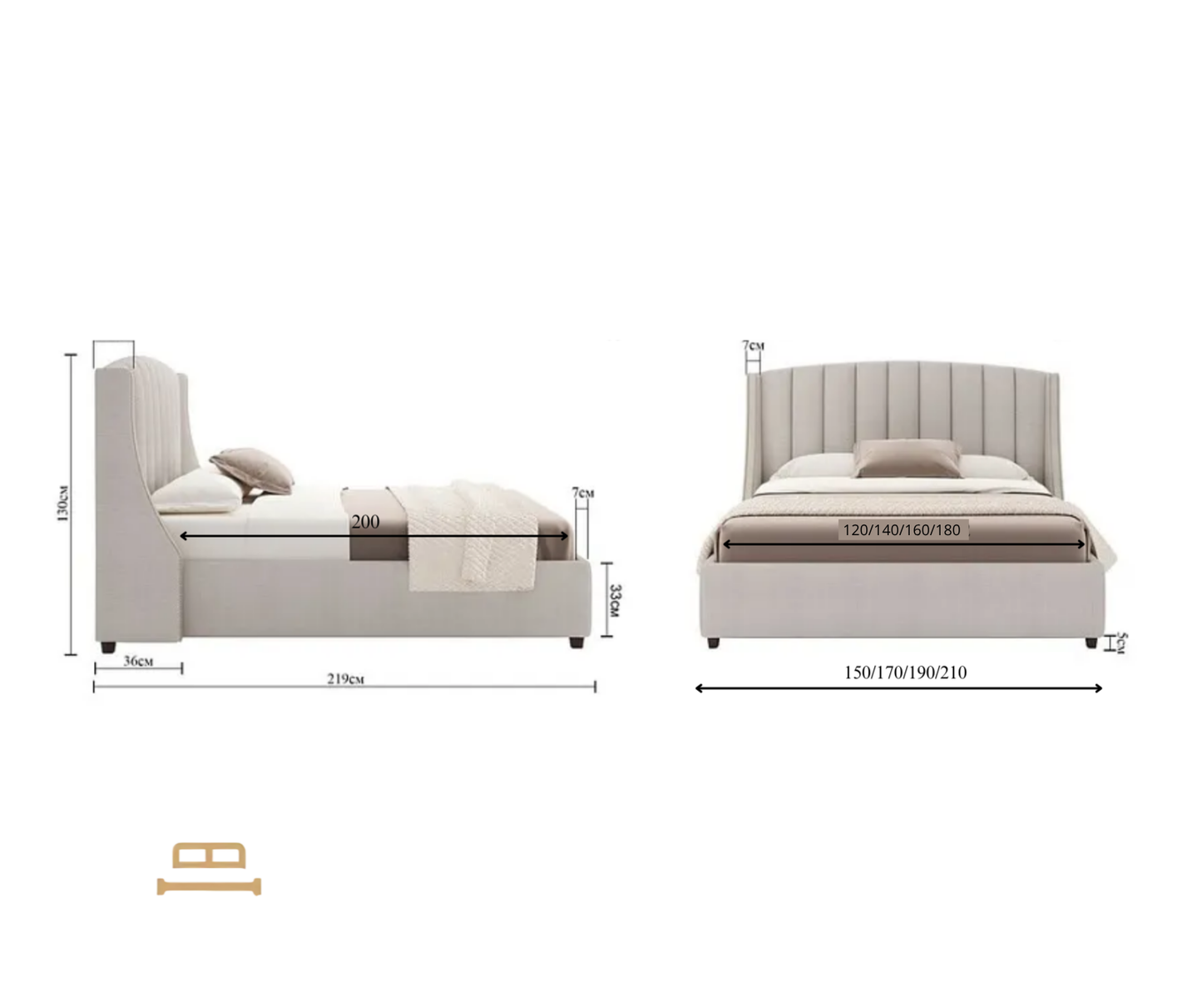 Harper Kingsize voodi