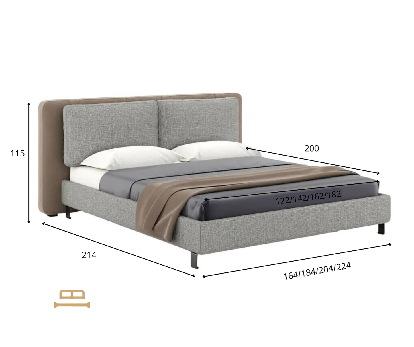 Giovanna dviguba lova