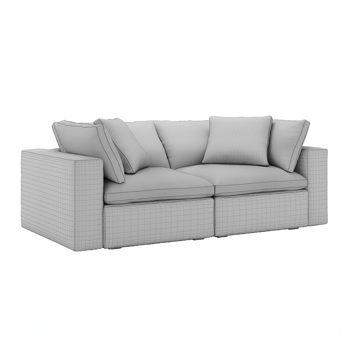 ARI Dviejų vietų modulinė laikymo sofa