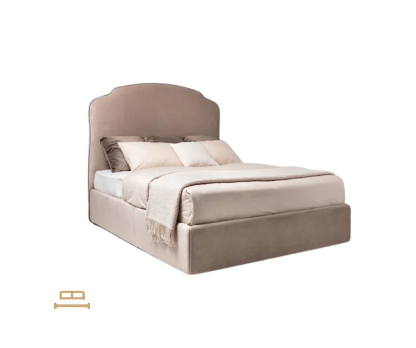 Inge augstā galvas klāja gulta