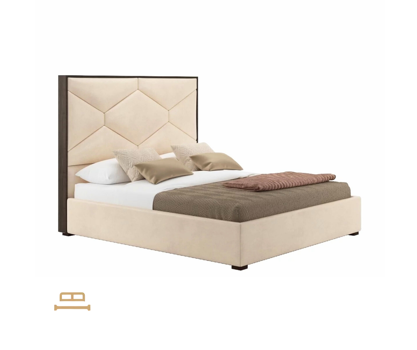 Франческа высокая изголовья кровать