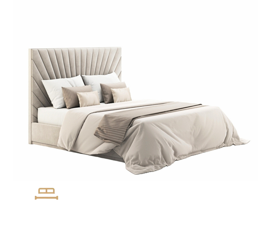 Lucia high headboard bed