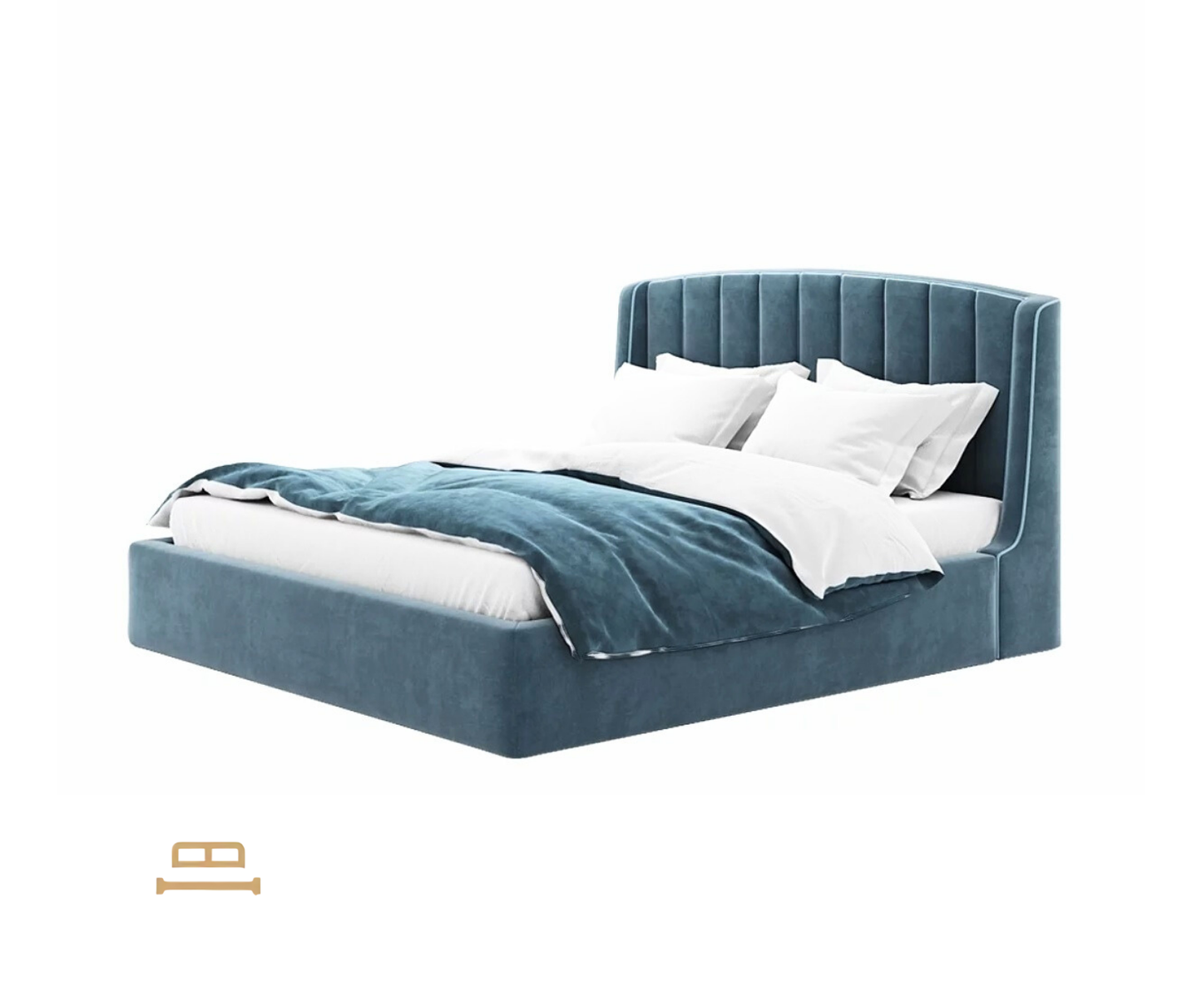Amable bed with footboard