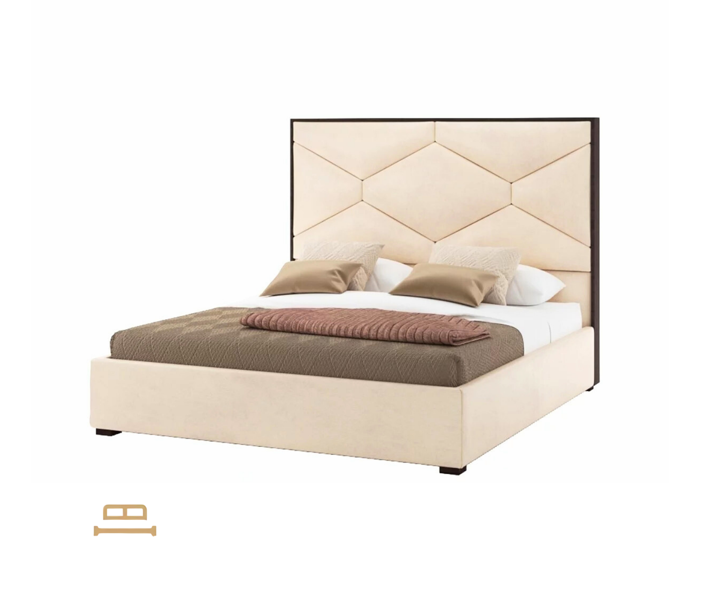 Франческа высокая изголовья кровать