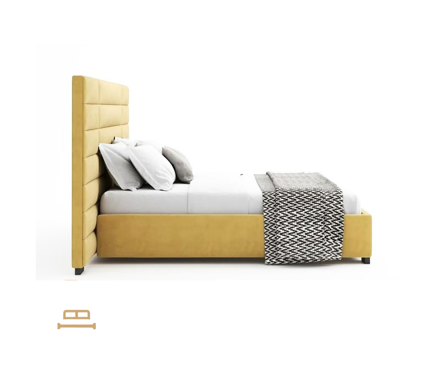 Harald sirutatud pealaua voodi