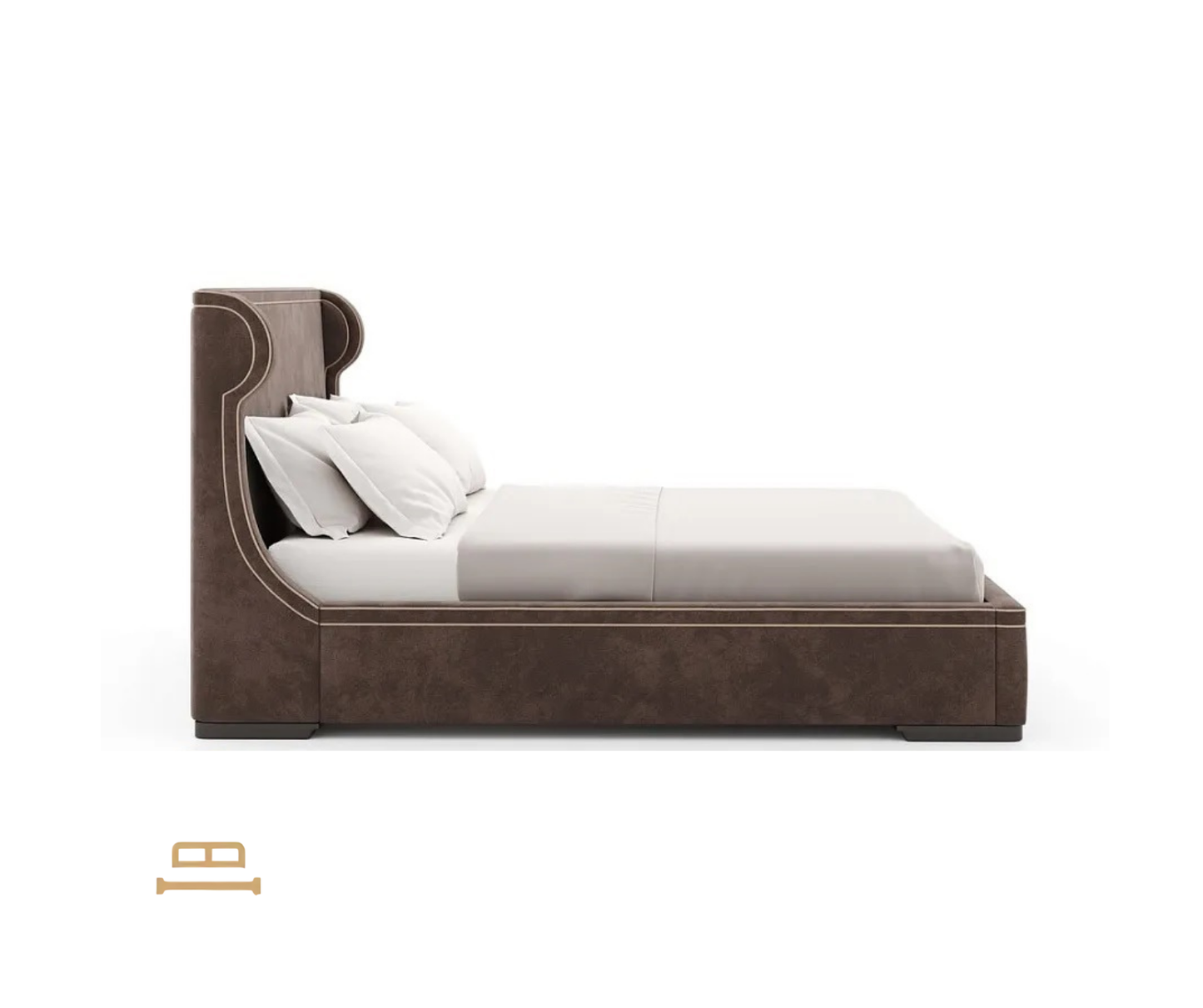 Angela aukšta galvūgalio lova