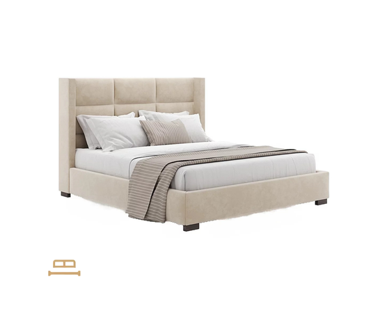 „Ava“ ​​stačiakampė galvūgalio lova N73