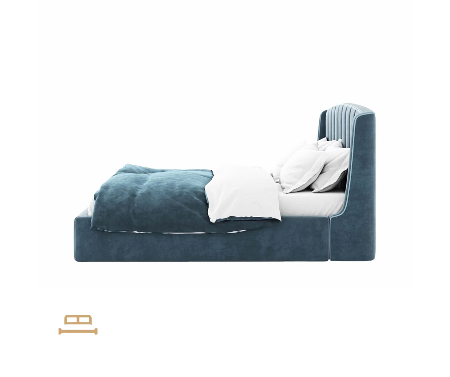 Amable bed with footboard