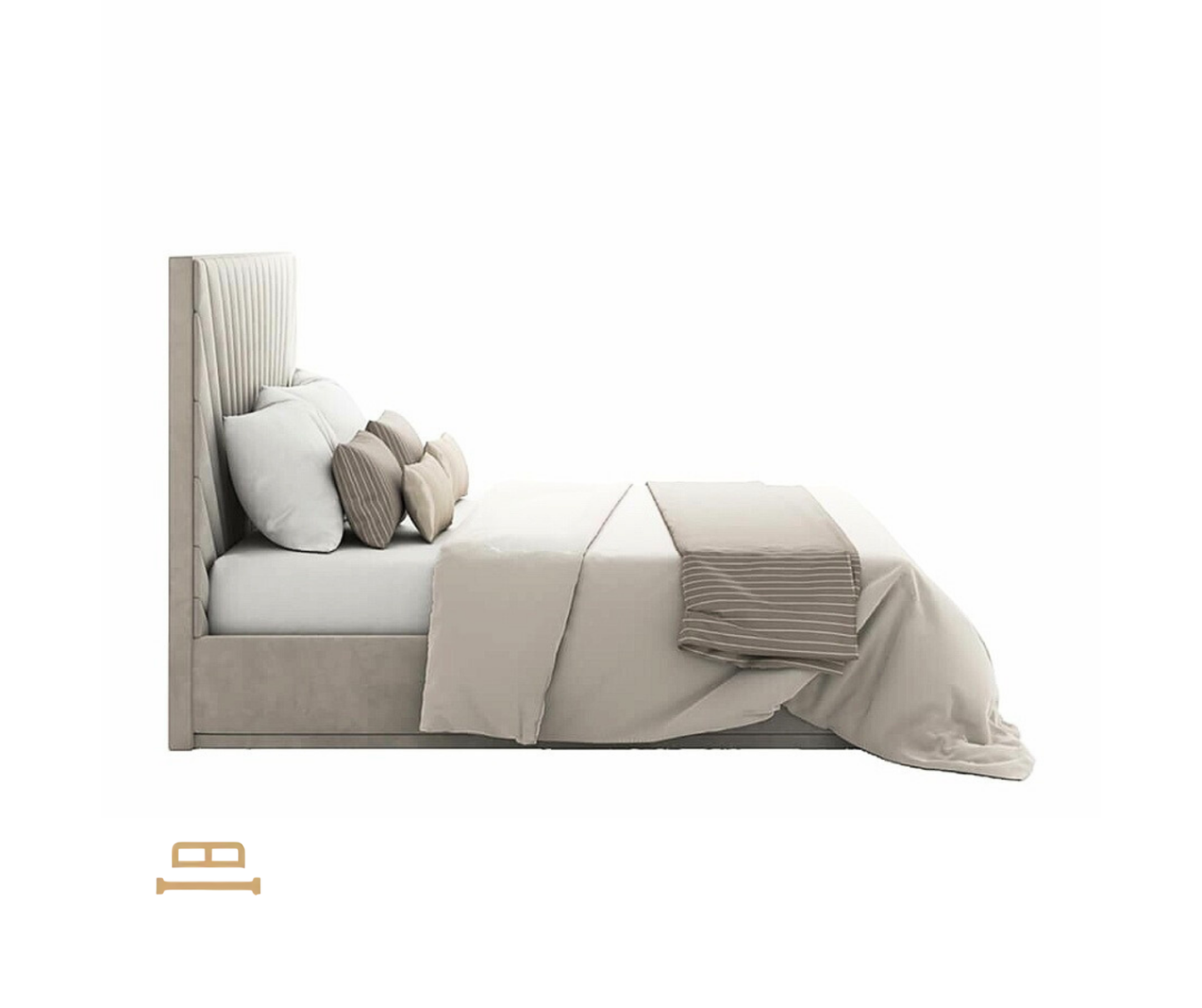 Lucia kõrge pealaua voodi