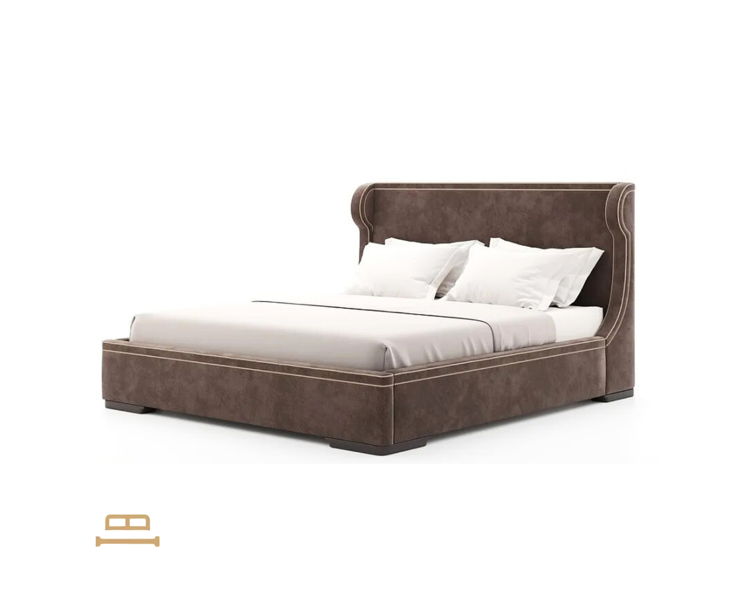 Angela aukšta galvūgalio lova