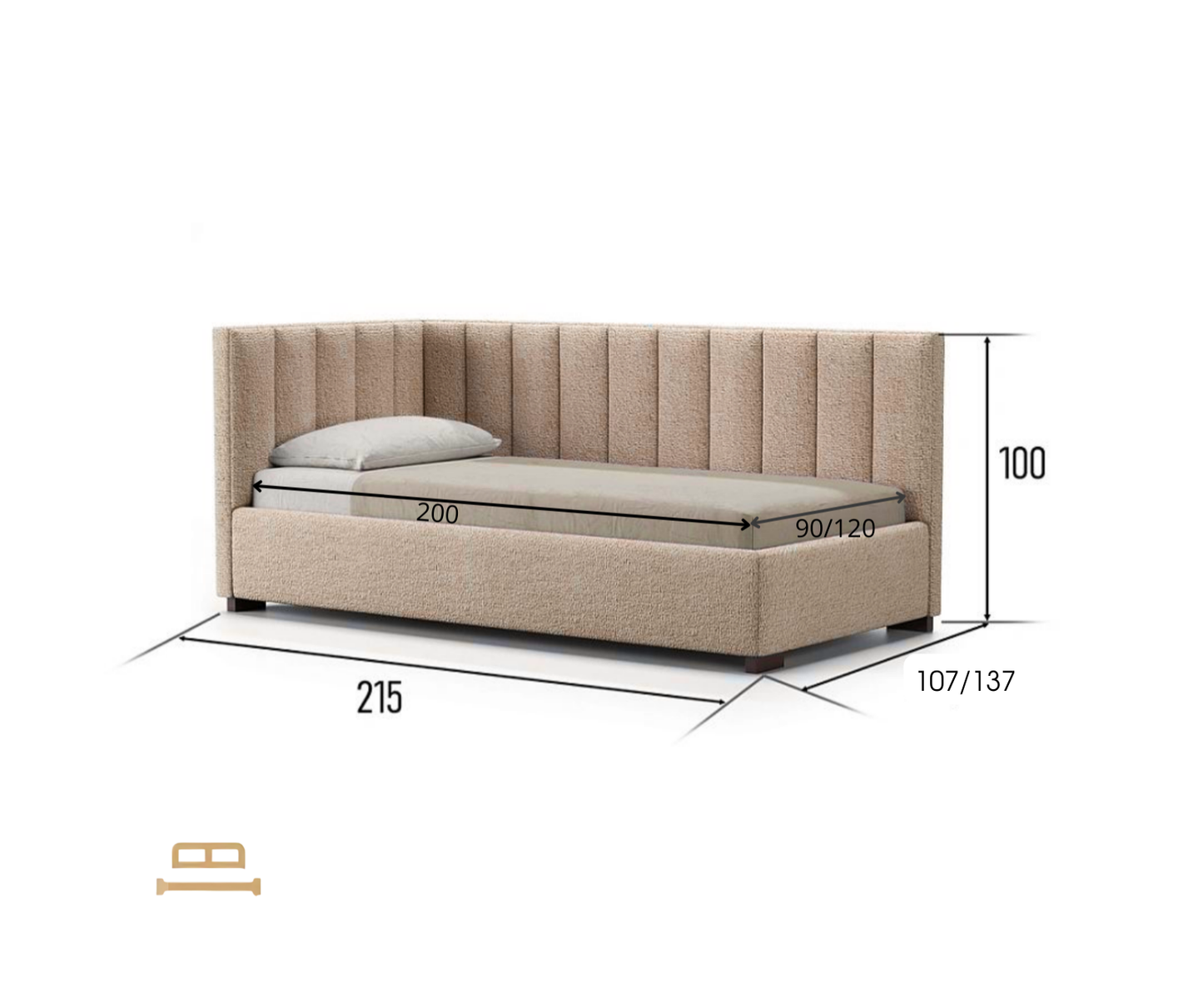 Vaikiška lova Minty Tart