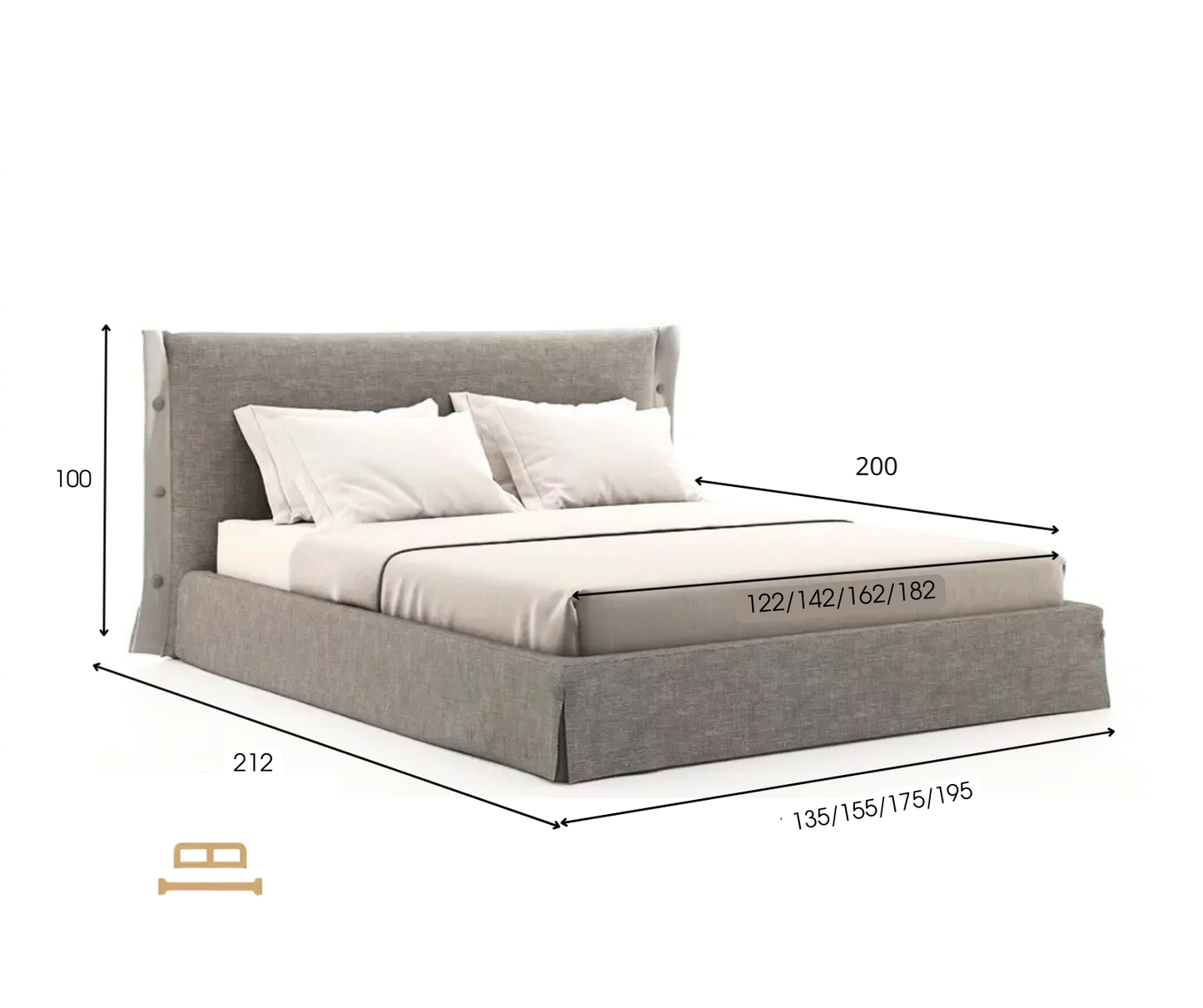 Alessandra double bed