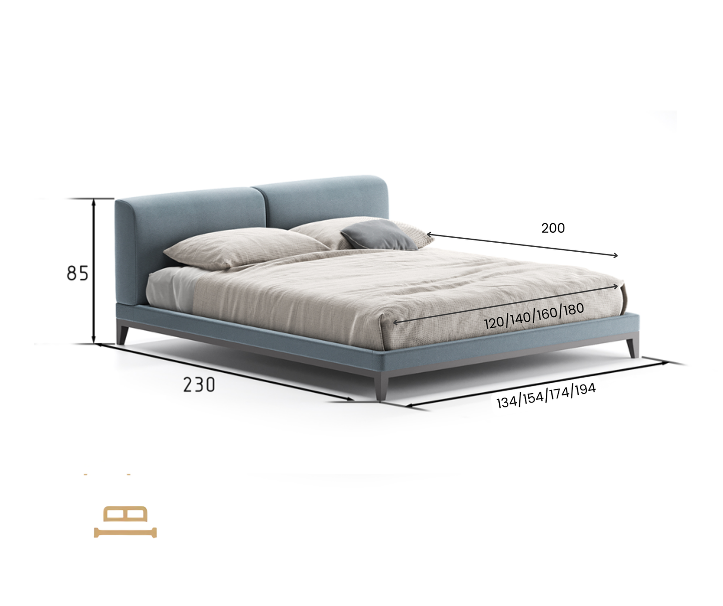 Divguļamā gulta Infinity