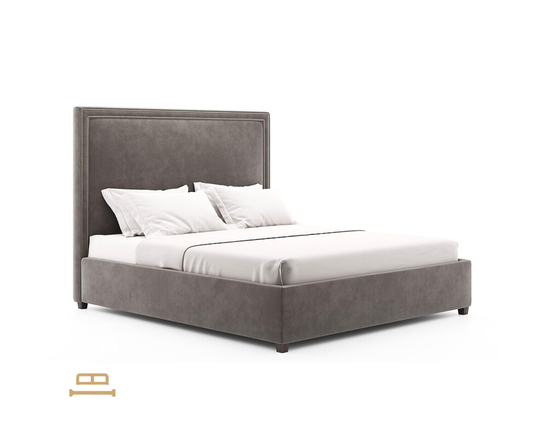 Mia high headboard bed