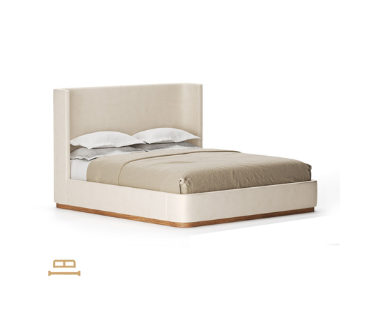 Ēnu gulta ar augstu galvas klāju