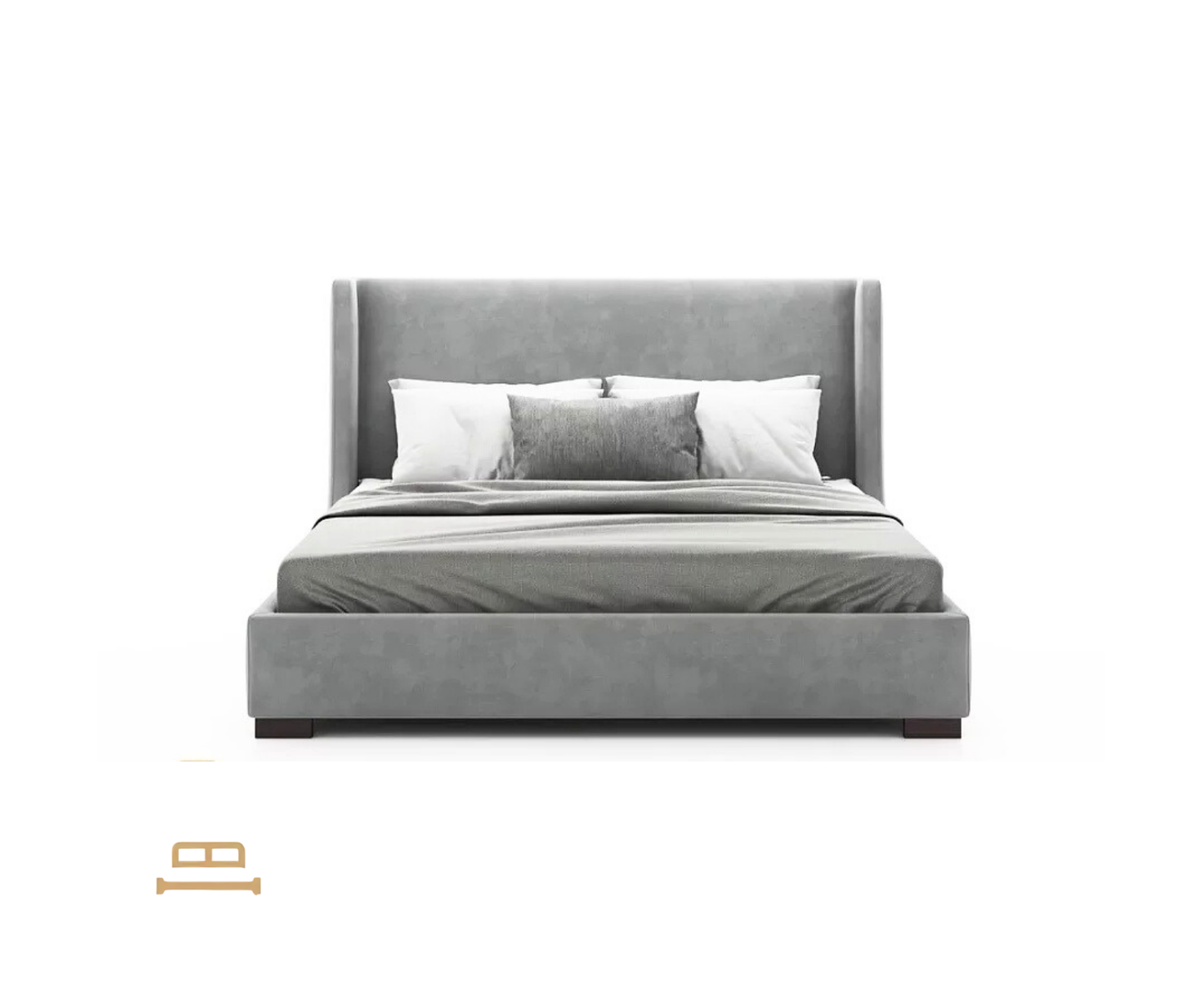 Sophia mygtukų galvūgalio lova