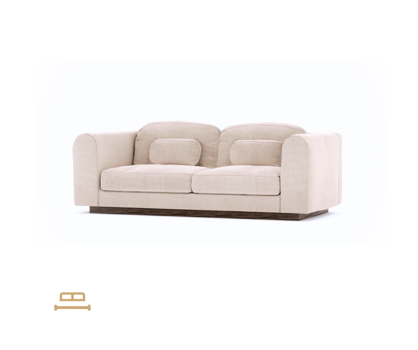 Люми 2-местный диван